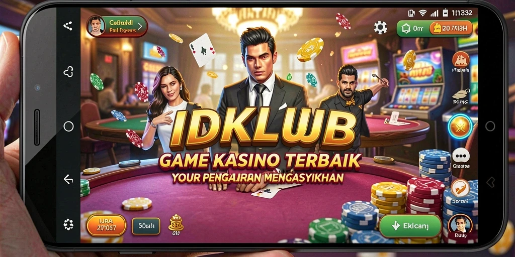 Tampilan gameplay seru di IDKLUB dengan berbagai pilihan permainan Kasino.