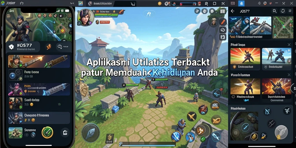 Tampilan antarmuka JOS77 yang user-friendly dan fungsional.