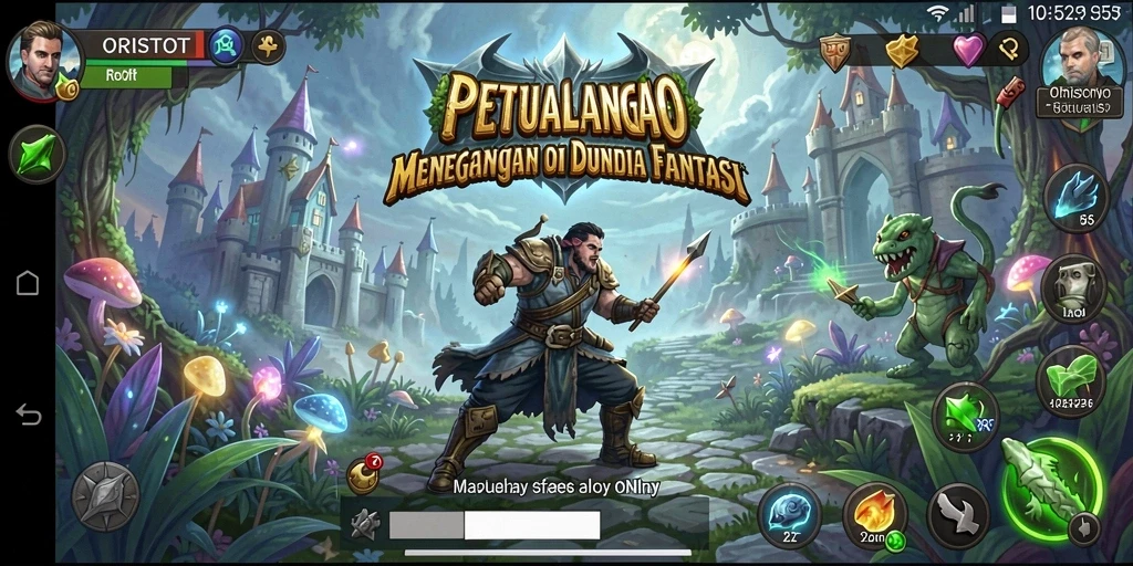 Tampilan gameplay ORISTOTO dengan aksi seru dan eksplorasi mendalam.