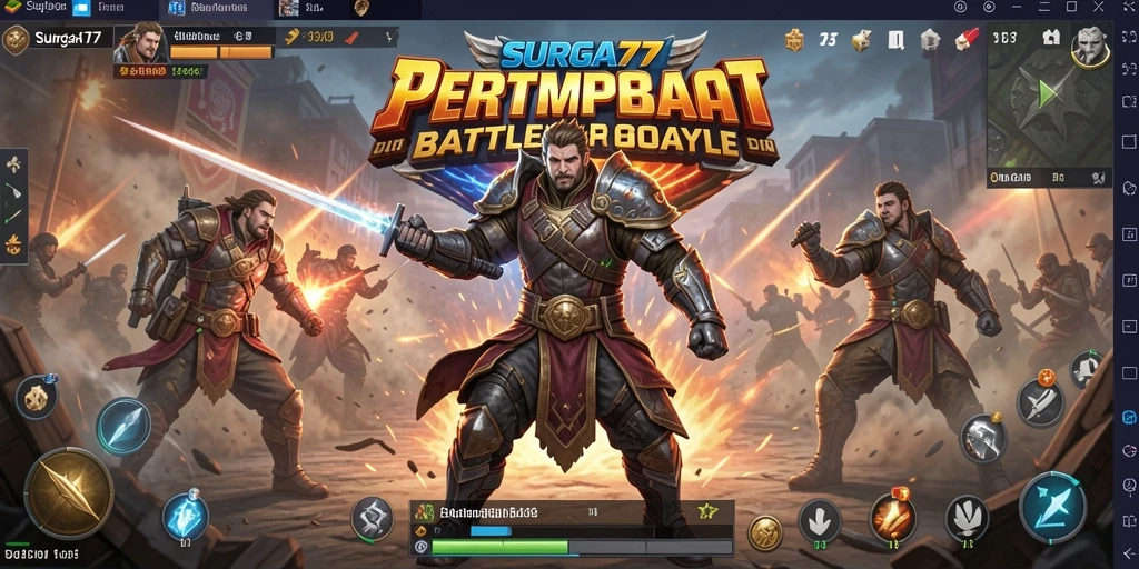 Tampilan menarik dari gameplay SURGA77 yang intens dan mendebarkan.